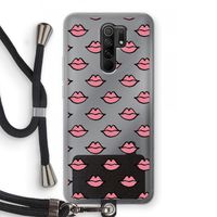 Lipjes: Xiaomi Redmi 9 Transparant Hoesje met koord