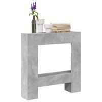 VidaXL Haardombouw 81x18x82 cm bewerkt hout betongrijs