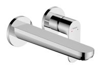 Hansgrohe Rebris S inbouw wastafelkraan met 20cm uitloop chroom - thumbnail