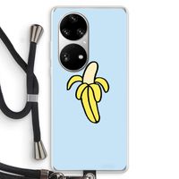Banana: Huawei P50 Pro Transparant Hoesje met koord