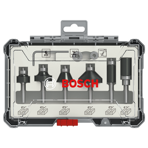 Bosch Accessoires Frezenset Afronden, Profileren | 1/4" | 6-delig - 2607017470