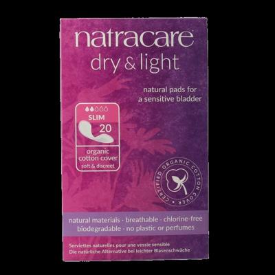 Natracare Dry & light pads 20 Stuks