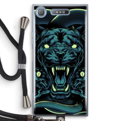 Cougar and Vipers: Sony Xperia XZ1 Transparant Hoesje met koord