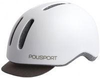 Polisport PolispGoudt helm Commuter mat wit/grijs L 58-61cm - thumbnail