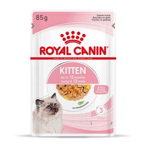 Royal Canin Kitten natvoer in jelly (85 g) 4 dozen (48 x 85 g)