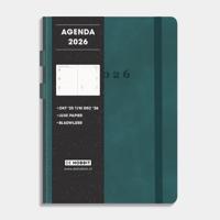 Luxe A5 Agenda 2026 Teal