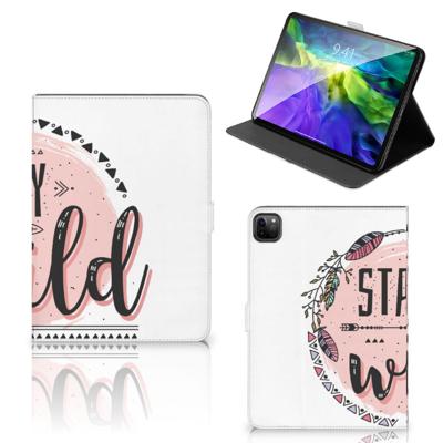 iPad Pro 11 2020/2021/2022 Hippe Tablet Hoes Boho Stay Wild iPad Pro 11 2020/2021/2022 Hippe Tablet Hoes Boho Stay Wild