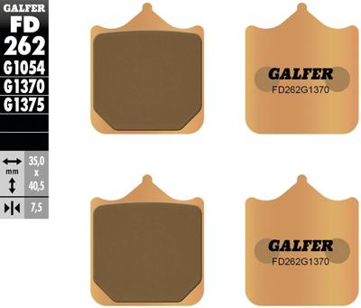 GALFER remblokken "fd262"