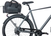 Basil Miles XL Bagagedragertas Waterdichte zwarte tas voor elektrische fiets 36L MIK-systeem - thumbnail