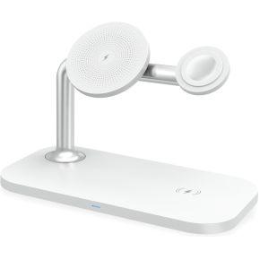 RealPower ChargeAIR Mag Hoofdtelefoons, Smartphone, Smartwatch Wit USB Draadloos opladen Binnen