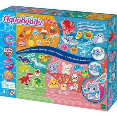 De 4 in 1 creatieve doos - AQUABEADS - 35072 - 1900 kralen voor spuitcreaties