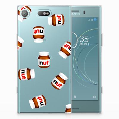 Sony Xperia XZ1 Compact | Siliconen Case | Nut Jar Sony Xperia XZ1 Compact | Siliconen Case | Nut Jar