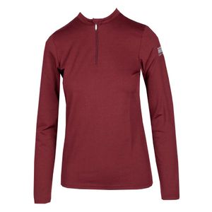 Mondoni Active trainingsshirt longsleeve bordeaux maat:m