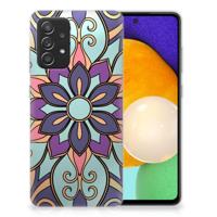 Samsung Galaxy A52 (5G/4G) | TPU Case | Purple Flower