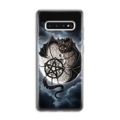 Volle maan: Samsung Galaxy S10 4G Transparant Hoesje