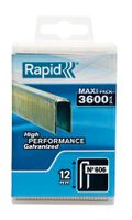 Rapid Nieten Type 606 Gegalvaniseerd, Kunststofbox 3600st Lengte 12mm - thumbnail