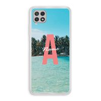 Pacific Dream: Samsung Galaxy A22 4G Transparant Hoesje
