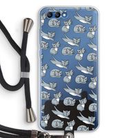 Poezen: Honor 10 Transparant Hoesje met koord