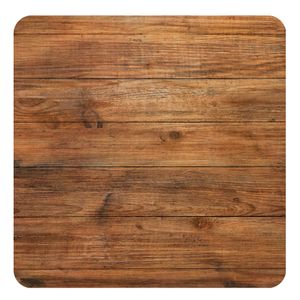 15x stuks houtlook onderzetters / bierviltjes van karton eco / natuur thema bruin