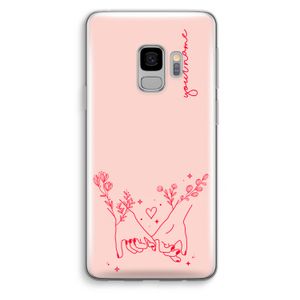 Best Friends: Samsung Galaxy S9 Transparant Hoesje