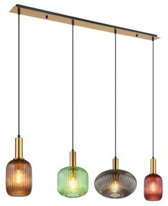 Globo Design hanglamp Normy messing 15469-4H