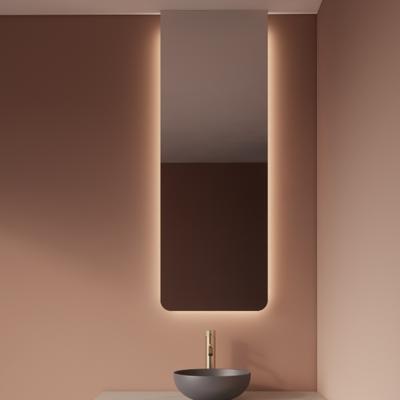 Spiegel Gliss Design Lucis met LED verlichting en Verwarming 40x140 cm
