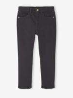 Slim fit medium MorphologiK meisjesbroek antraciet