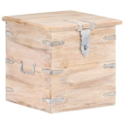 Opbergkist 40x40x40 cm massief acaciahout