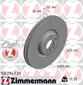 Remschijf Coat Z 150294720