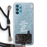 Good stories: Samsung Galaxy A32 4G Transparant Hoesje met koord