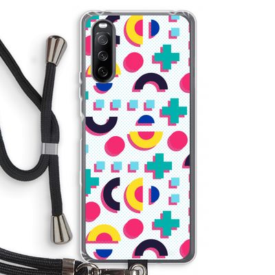 8-bit N°2: Sony Sony Xperia 10 III Transparant Hoesje met koord