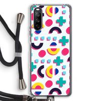 8-bit N°2: Sony Sony Xperia 10 III Transparant Hoesje met koord 8-bit N°2: Sony Sony Xperia 10 III Transparant Hoesje met koord