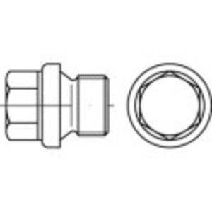 TOOLCRAFT TO-5449314 Sluitschroeven 5/8 mm Buitenzeskant DIN 910 Messing 25 stuk(s)