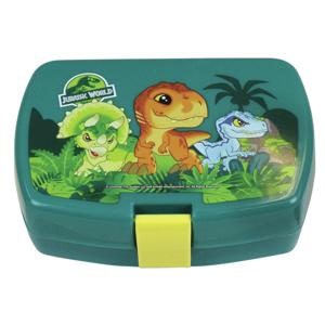 Jurassic World dinosaurus - broodtrommel/lunchbox - kunststof - 16 x 11 cm