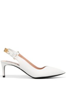 Moschino escarpins en cuir 55 mm - Blanc