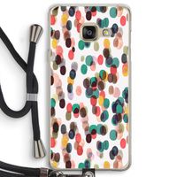 Tropical Dots: Samsung Galaxy A3 (2016) Transparant Hoesje met koord