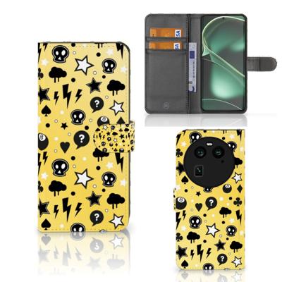 Telefoonhoesje met Naam OPPO Find X6 Punk Geel Telefoonhoesje met Naam OPPO Find X6 Punk Geel