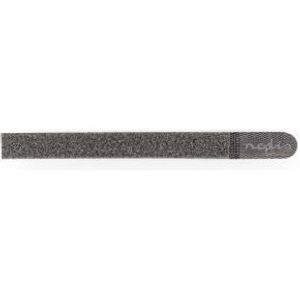 Kabelbinders met Klittenband | 0,25 m | 10 stuks | Grijs