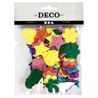 Creativ Company Foamvormen glitter, 100st. Creativ Company Foamvormen glitter, 100st.