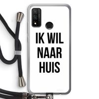 Ik wil naar huis: Huawei P Smart (2020) Transparant Hoesje met koord
