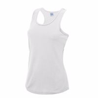 Wit sport singlet voor dames