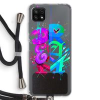 Dream: Samsung Galaxy A22 5G Transparant Hoesje met koord