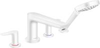 Hansgrohe Talis E 4-gats badrandmengkraan afbouwdeel voor inbouwdeel 13244180, mat wit Hansgrohe Talis E 4-gats badrandmengkraan afbouwdeel voor inbouwdeel 13244180, mat wit
