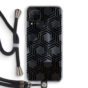 Geometrisch patroon: Huawei P40 Lite Transparant Hoesje met koord