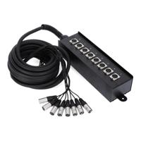 Adam Hall 3 STAR Multicore 8-kanaals multikabel 10 m