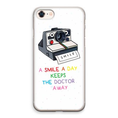 Smile: iPhone 8 Transparant Hoesje
