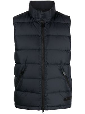 ASPESI gilet à design matelassé - Bleu