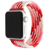 Apple Watch Nylon Gevlochten Solo Band - Aardbei - 44, 45, 46 & 49mm - L
