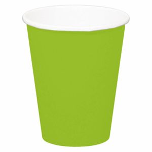 Groene bekers 350ml - 8 stuks