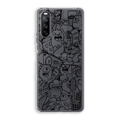 Vexx Black City : Sony Xperia 10 III Transparant Hoesje